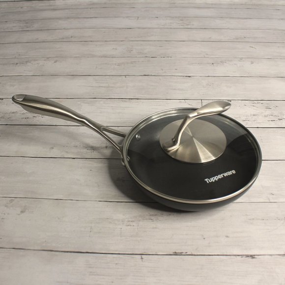 Tupperware Chef Series II Non Stick 8" Fry Pan with Stainless Steel Glas… - Picture 4 of 9